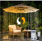 Curtain Lights Untangled,450 LED Hanging Lights with Hooks, Waterproof Window Lights for Christmas, Dorm, Wall