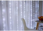 Curtain String Lights, 300 LED Fairy Lights with 8 Light Modes, 9.8x9.8Ft Remote Controlled Plug-in Fairy String, alternate