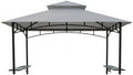 Custom Fit Replacement Canopy Top Cover Compatible with Aldi Gardenline Belavi 8' x 5' Grill Gazebo - Slate Gray