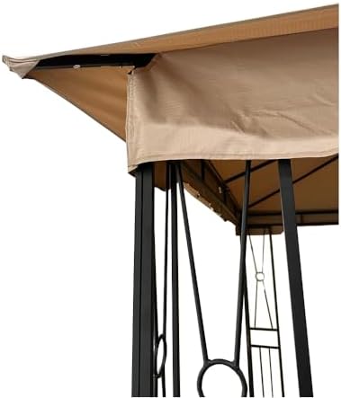 Custom Fit Replacement Canopy Top Cover Compatible with The Happatio Egeiroslife Hpo-Zpty-Z, El-Zpty-H-Wh4 10' x, alternate