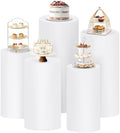 Cylinder Pedestal Stand Covers Spandex Flexible Display Box Stand Covers for Birthday Party Wedding Baby Shower