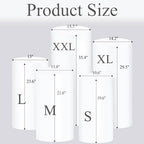 Cylinder Pedestal Stand Covers Spandex Flexible Display Box Stand Covers for Birthday Party Wedding Baby Shower, alternate