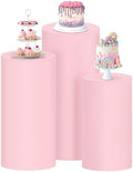 Cylinder Pedestal Stand Covers Spandex Flexible Display Box Stand Covers for Birthday Party Wedding Baby Shower