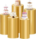 Cylinder Pedestal Stand Covers Spandex Flexible Display Box Stand Covers for Birthday Party Wedding Baby Shower