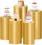 Cylinder Pedestal Stand Covers Spandex Flexible Display Box Stand Covers for Birthday Party Wedding Baby Shower