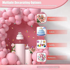 Cylinder Pedestal Stands for Wedding Ceremony Birthday 3Pcs, Pedestal Display Plinth Pillars with, alternate view 3