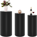 Cylinder Pedestal Stands Metal Display For Wedding Party For Dessert Black Base Cake Table Parties Round Plant