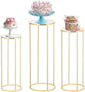 Cylinder Stands for Party, 3PCS Cylinder Pedestal Stand, Cilindros Para Fiestas Cake Table Stand for Parties
