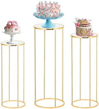 Cylinder Stands for Party, 3PCS Cylinder Pedestal Stand, Cilindros Para Fiestas Cake Table Stand for Parties