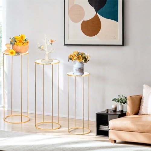 Cylinder Stands for Party, 3PCS Cylinder Pedestal Stand, Cilindros Para Fiestas Cake Table Stand for Parties, alternate view