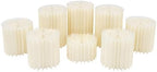 Cylinder Stands for Party 8Pcs Foldable Cardboard Centerpiece Display in White, alternate view 4