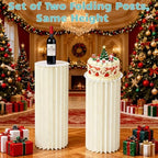 Cylinder Stands for Party, Set of 2, Foldable Cardboard Centerpiece Display, Cilindros Para Fiestas Redondos, alternate view