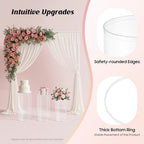 Cylinder Stands for Party with 3 Size S+m+l, Cake Display Stand Set, Cylinder Pedestal Stand for Weddings, alternate view 7