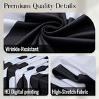 Dairy Cow Arch Backdrop Covers, Set of 3, 7.2ft 6.6ft 6ft, for Theme Party in 7.2FT,6.6FT,6FT in Dairy Cow, alternate view 2
