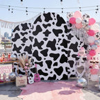 Dairy Cow Arch Backdrop Covers, Set of 3, 7.2ft 6.6ft 6ft, for Theme Party in 7.2FT,6.6FT,6FT in Dairy Cow, alternate view 5