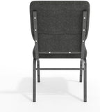 Dark Gray 18.5" W Stacking Church Chair, 4-Pack, alternate view 7