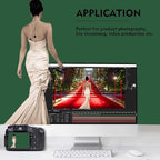 Dark Green Photography Backdrop for Photoshoot, Fabric, 10x20ft in 10x20ft, alternate view 3