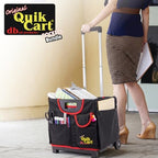 dbest Products Quik Cart Pockets Bundle Sport - 10 Pocket - Black & Red, alternate view 2