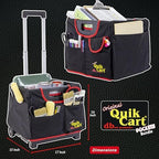 dbest Products Quik Cart Pockets Bundle Sport - 10 Pocket - Black & Red, alternate view 3
