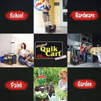 dbest Products Quik Cart Pockets Bundle Sport - 10 Pocket - Black & Red, alternate view 6
