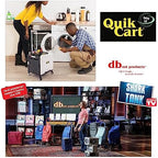 dbest Products Quik Cart Swing Lid Four Swivel Wheeled Rolling Crate Teacher Utility with seat Heavy Duty, alternate view 6