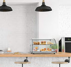 DC-2C 22" Commercial Countertop Bakery Display Case with Front Curved Glass and Rear Door - 1.5 cu. ft. in 22, alternate view