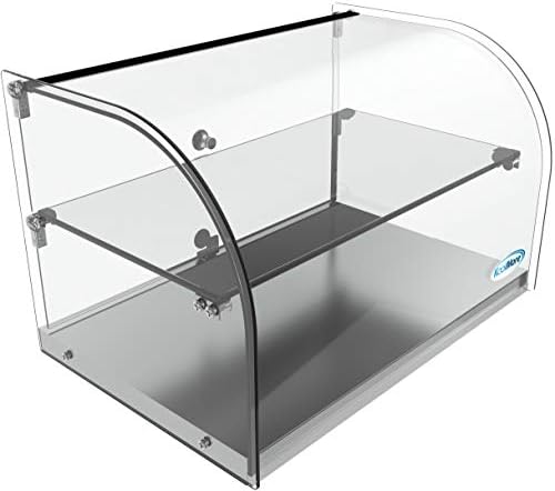 DC-2C 22" Commercial Countertop Bakery Display Case with Front Curved Glass and Rear Door - 1.5 cu. ft. in 22, alternate view