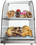 DC-2CN Bakery Display Case, 2.4 Cu. Ft - 2 Shelves in 14 in. - 2 Shelves in Black