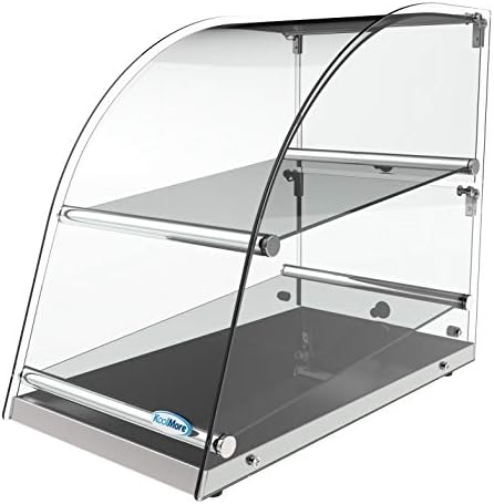 DC-2CN Bakery Display Case, 2.4 Cu. Ft - 2 Shelves in 14 in. - 2 Shelves in Black, alternate view 4