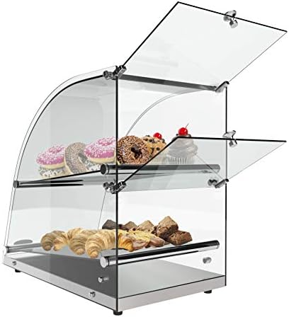 DC-2CN Bakery Display Case, 2.4 Cu. Ft - 2 Shelves in 14 in. - 2 Shelves in Black, alternate view 5