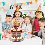 De Barro Mexicanos Cupcake Stand - 3 Tiered Birthday Decorations in Brown De Barro Mexicanos, alternate view 2