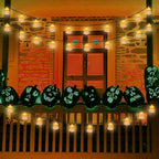 Decor Lights, 8.5FT Ghost String Lights with 10 White LED Ghost Lights, Plug in Fairy Lights for Patio Garden, alternate view
