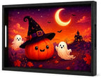 Decorations Serving Tray with Handles, 17 × 12 inch in 17 × 12 inch in Black, alternate view 7