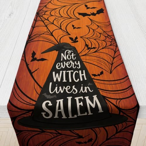 Decorations - Spider Web Witch Hat Table Runner