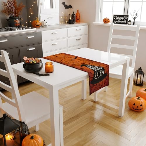 Decorations - Spider Web Witch Hat Table Runner, alternate view 6