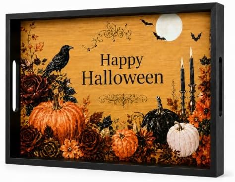 Decorations Wood Serving Tray with Handles, 17 × 12 inch in 17 × 12 inch in Bamboo, alternate view 4