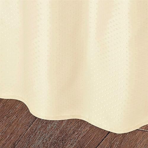 Decorator Table Skirt Ruffled Fabric Diamond Pattern Hook-and-Loop, Wedding Trade Baby Event Buffet, 10 Feet x, alternate