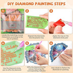 Deer Diamond Painting Hanging Ornament Kit, DIY Special Shaped Rhinestone Window Hanging Kit, Suitable for Home, alternate