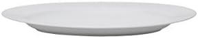 Delray Bone China Oval Serving Platter, 14-Inch in 14" Oval Platter in White, alternate view 2