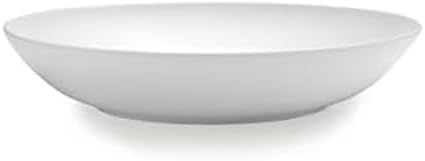 Delray Bone China Round Pasta Serving Bowl, 13-Inch in 13" Round Pasta Bowl in White