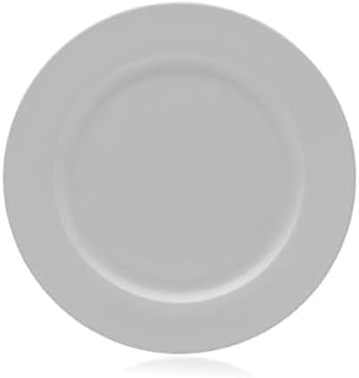 Delray Bone China Round Platter, 12-Inch in 12" Round Platter in White