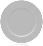 Delray Bone China Round Platter, 12-Inch in 12" Round Platter in White