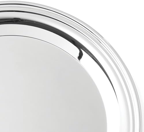 Derby Silverplate Round Serving Tray, 12-Inch in Silver, alternate view 2