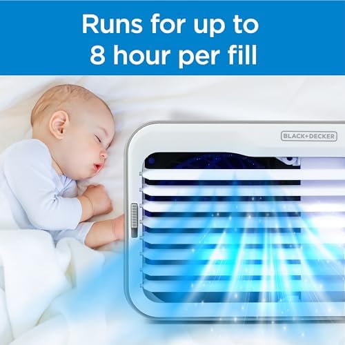 Desktop Air Cooler, Personal Portable Fan with 3-Speeds, Evaporative Air Cooler with 0.5L Water Tank, Air Cooler, alternate