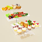 Dessert Cupcake Stand, 3 Set Acrylic Tiered Serving Tray for Dessert Table Display, Cup Cake Holder for Tea