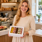 Dessert Shooter Boxes 2-Pack, 24-Slot Dessert Carrier Boxes for Wedding Catering and Party Display, Cupcake, alternate view 2