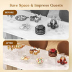 Dessert Table Display Set,6pcs Buffet Risers, Cake Ttand, Transparent Buffet Risers, Acrylic Boxes For Display, alternate