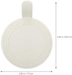 Dessert Trays 100 pcs Round Cake Boards Mousse Serving Trays Plastic Pastry Bases for Party Baking Food Display, alternate