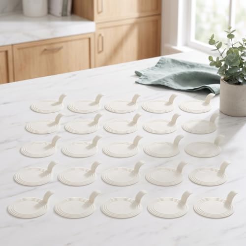 Dessert Trays 100 pcs Round Cake Boards Mousse Serving Trays Plastic Pastry Bases for Party Baking Food Display, alternate