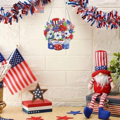 Diamond Painting Double-Sided Hanging Ornament Set, DIY Irregular Shaped Rhinestone Window Decoration Set, alternate view 2